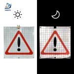 Reflective Tripod Warning Sign - Caution Signal Reflective Tripod Folding Warning Sign